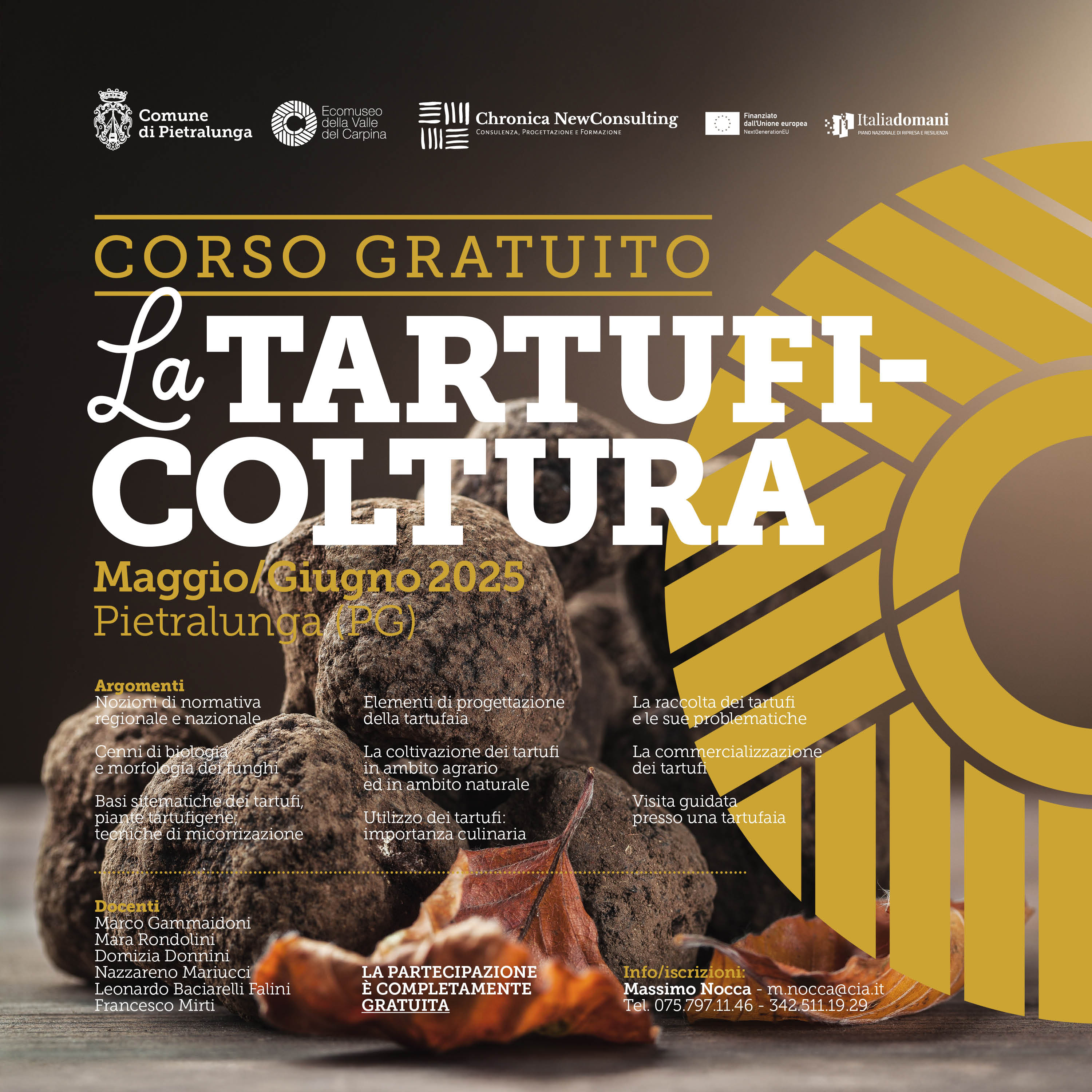 Corsi Gratuiti "La Tartuficoltura"