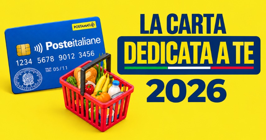 Carta “Dedicata a te” – Pubblicazione elenco beneficiari 2026
